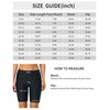 Mycoco Pantalones cortos de natación largos para mujer, UPF 50+,