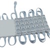 Rextin Super Bright 110V 100pcs New Model 2835 3 LED