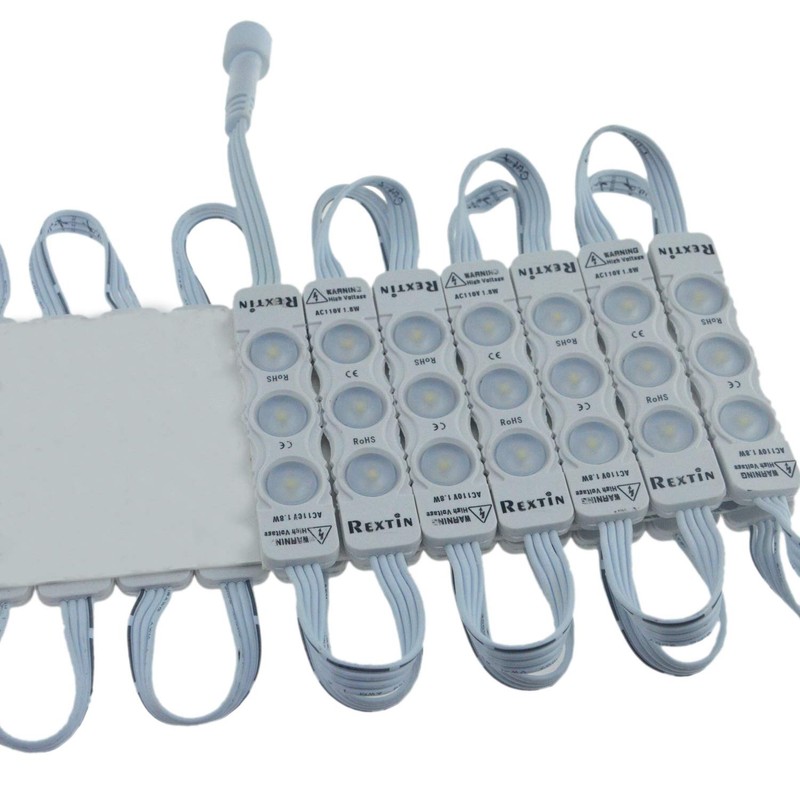 Rextin Super Bright 110V 100pcs New Model 2835 3 LED