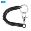 PATIKIL Retractable Coil Springs Keychain, 5 Pack Anti-lost Key Chain