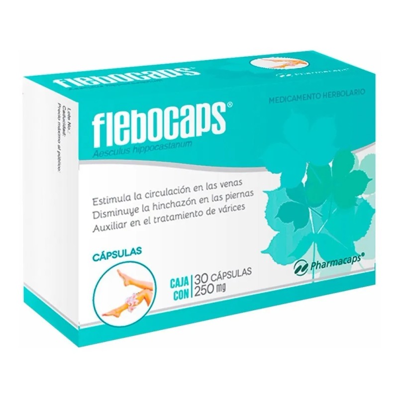Tratamiento Para Varices Flebocaps C 30 Capsulas - 3 Pack