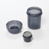 MUJI 84683855 Lunch Capsule with Topping Cup, Black, 11.8 fl