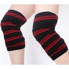 78-Inch Knee Wraps for Weightlifting (Red Line, 1 Pair)