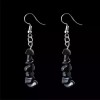 Unbranded Black Stone, Rock Style Dangle Earrings