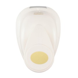 Vaessen Creative Craft Paper Punch - Oval - 1,2 x 1,6 cm - Circle Cutter for Crafting and Card Making, White/Pink