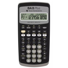 Texas Instruments Medium Black Financial Calculator NPV IRR Cash Flow Amortization Statistics