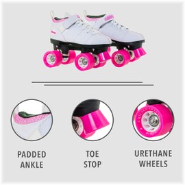 Chicago Bullet Ladies Speed Roller Skate –White Size 6