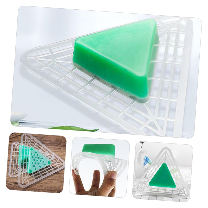 TEHAUX Urinal Screen Deodorizer Triangle Splash Bathroom Freshener for Toilets