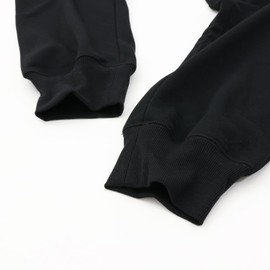 Champion C3-YS250Z Men's Sports Fleece Lined Logo Long Pants, Black