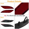 Abodvu Compatible with Chevy Malibu Rear Bumper Reflectors 2016-2022,Left Driver