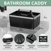 2Pack Shower Caddy Dorm: Portable Bathroom Caddy Organizer with Handle,