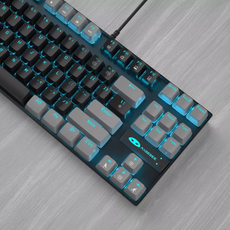 Magegee Mk Star Mechanical Keyboard Black Grey Red Switch Rgb