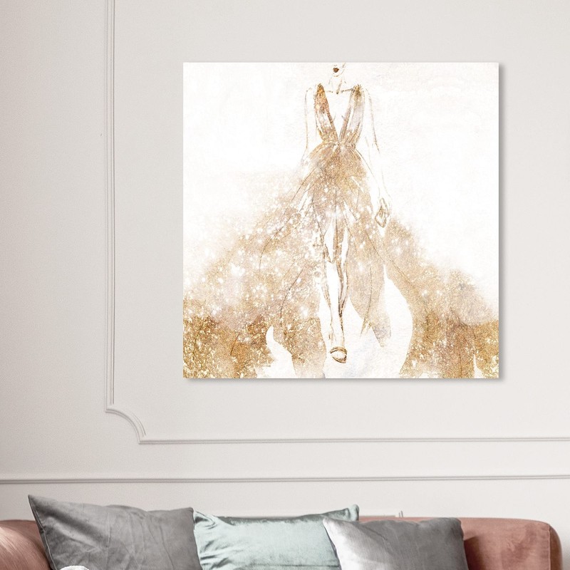 Oliver Gal Night for Stars Glam, 40" x 40", Canvas