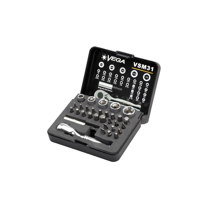 31pc Bit & Socket Set w/Ratchet