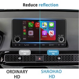 SHAOHAO for 2024 2025 Honda HR-V Screen Protector Compatible with Honda HR-V Accessories 2023 2024 2025 HR-V (LX, Sport) 7 inch Touchscreen Tempered Glass HD Clear Navigation Display Screen Cover