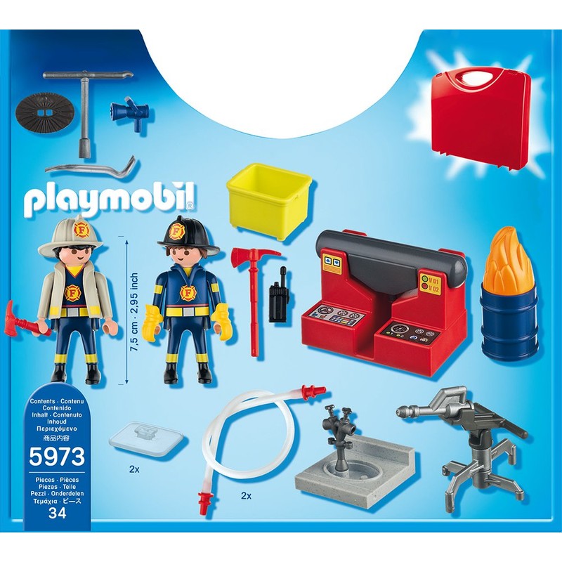 Playmobil 5973 Fire Rescue Carrying Case