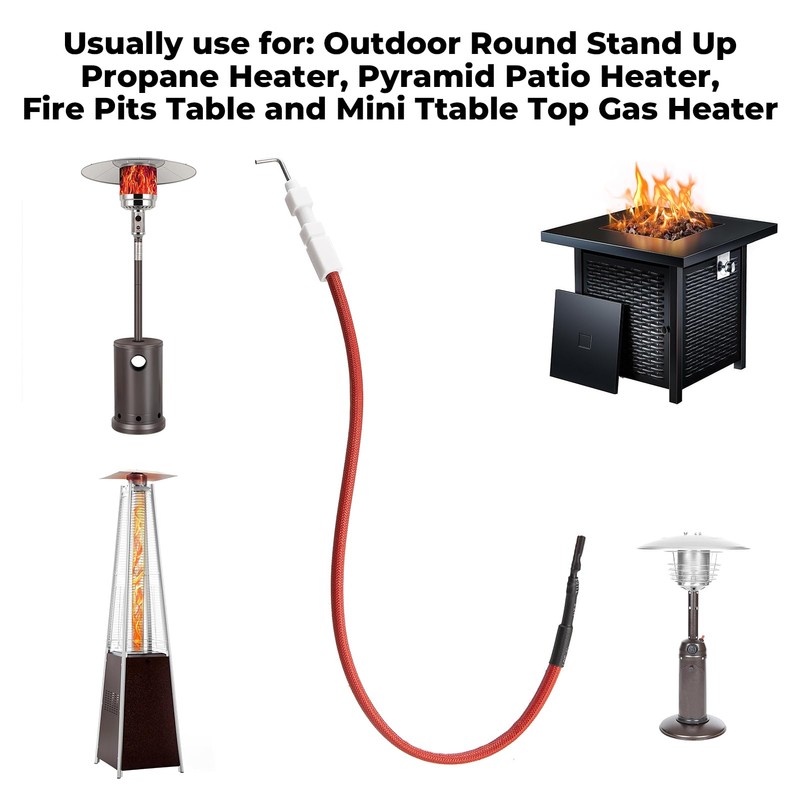 Outdoor Heater Replacement Parts, Piezo Igniter with Cable, Suitable for