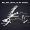 Multifunktionale 7 in 1 Tragbare Schere mit Säge, Cutter, Rinde
