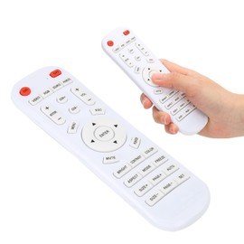 White Remote Control Controller Replacement for Projector, ABS Material, 33ft Remote Distance, Remote Control Distance