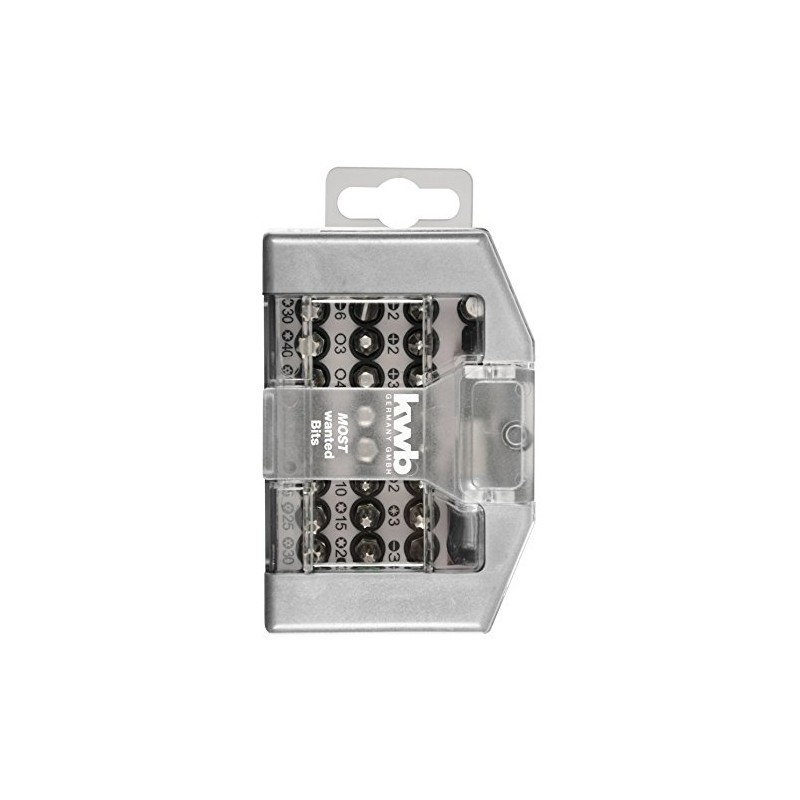 KWB 49118800 Practical Belt Clip Bit Box (32-Piece)