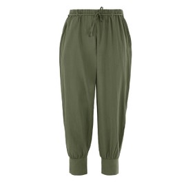 Mens Medieval Renaissance Pants Viking Pirate Mercenary Gothic Costume Cosplay Navigator Trousers Army Green