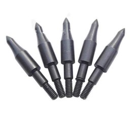 JJZS - 12 puntas de campo de tiro con arco de 150 frijoles de 5/16 pulgadas, puntas de flecha de punta de rosca para ballesta, arco recurvo compuesto de caza y tiro