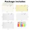VIVIIHOO Notebook A6 Refillable with Ring Binder, Index Cards, Dividers