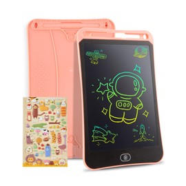 Toys Gifts for 2 3 4 5 6 Year Old Boys Girls, Genialba 8.5 inch LCD Writing Tablet Colorful Screen Drawing Board Toddler Toys Learning Educational Toys Gifts for Birthday Christmas (Pink)