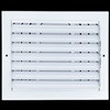Fits 10x8 Duct Opening 3 Way Fixed Curved Blade Air