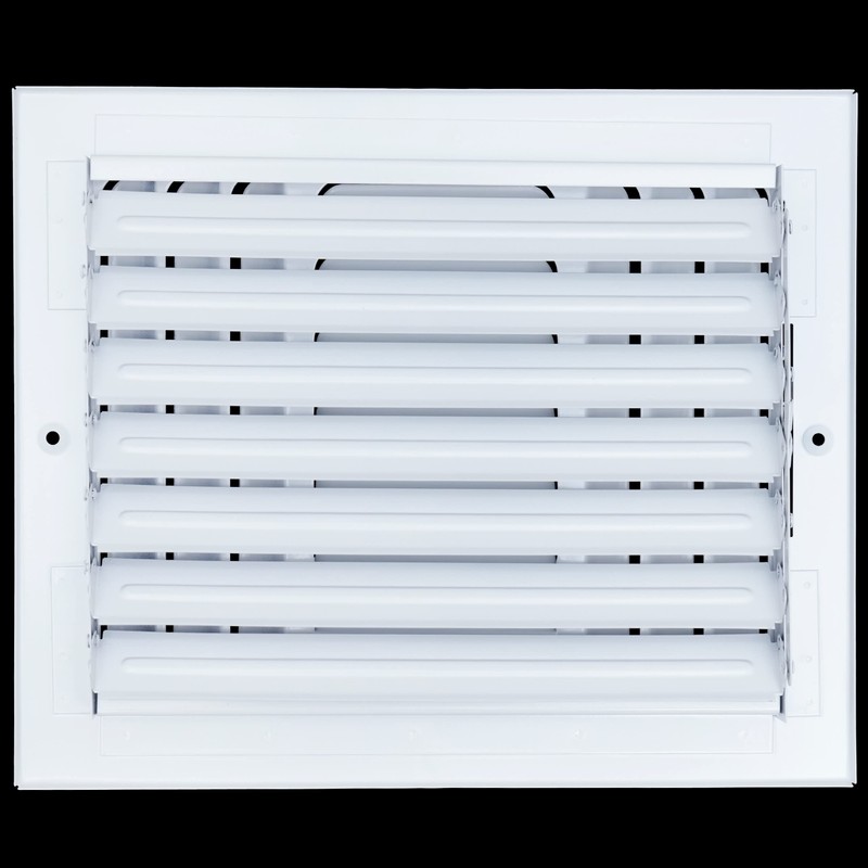 Fits 10x8 Duct Opening 3 Way Fixed Curved Blade Air