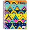 Scribe, Incolors®, Cuaderno Profesional, Pasta Semi Rígida, Espiral Doble, Raya,