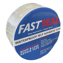 Fastseal RV Roof Tape 2 x 50 White UV-Resistant - Eternabond Equivalent