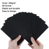 Aililong Coloured Paper Black 300 g/m² - 100 x Index