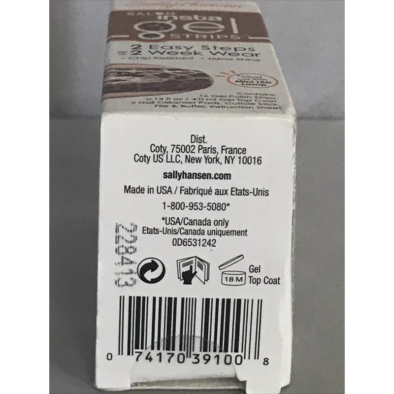 Sally Hansen Salon Insta Gel Strips # 370 Walk The