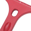T Shaped Watch Back Case Opener Alloy Steel Clear Scale