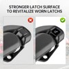Billet aluminum convertible top latch rebuild kit Compatible With 1990-2003.8