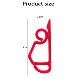 100 Pcs of Christmas Light Gutter Eaves Clip, Plastic Christmas Light Hooks for Christmas Holidays and New Years Outdoor Light （Red）