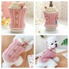 Knitted Dog Sweater for Small Dogs Cats Thick Warm Puppy