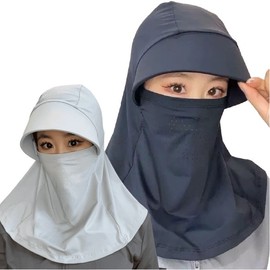 G&G Cooling Cap Balaclava Sun Protection Hat for Cycling & Hiking - Stay Cool All Summer Cooling Cap Balaclava Black 3ea