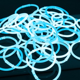 Glow Sticks Glow Bracelets 100 Premium Quality Glowsticks - Blue