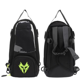 Fuel Tank Bag, Magnetic Motorcycle Tank Backpack Oxford Fabric, High Strength 4.5L Navigation Package with Large Capacity for Motorcycles (Fluorescent Yellow)