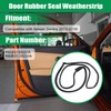 FZJDSD Door Rubber Seal Compatible with Nissan Sentra 2013-2019 Replace