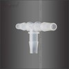 Horiznext T shape plastic (pp polypropylene) 3 way barb fitting