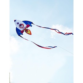 Nonberkey Rocket Delta Kite Easy to Fly, Fighter Plane Kite with 160 ft String, Outdoor Beach Sports Toys for Kids Adults (Greenish White)