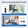 NEEWER Super Clamp with Ballhead, Cold Shoe, Holder and Action