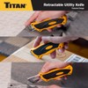 Titan 11024 Yellow Sliding Utility Knife