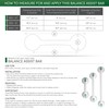 PCP Suction Grip Bathtub and Shower Safety Handle (16" Length),