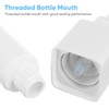 Mipcase Airless Pump Bottle: 3pcs Pump Moisturizer Container Cosmetic Travel