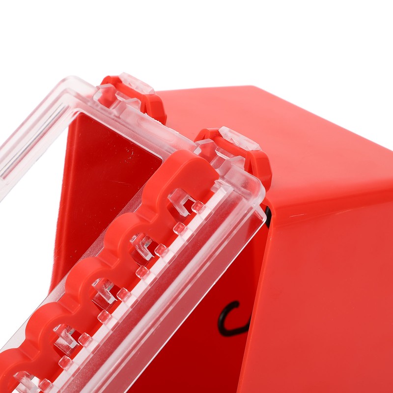Lockout Tagout Box Portable Wall Mount Group Lock 8 Hole
