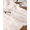 Faux Fur Throw Blanket, Ultra Soft Fuzzy Blanket for Couch